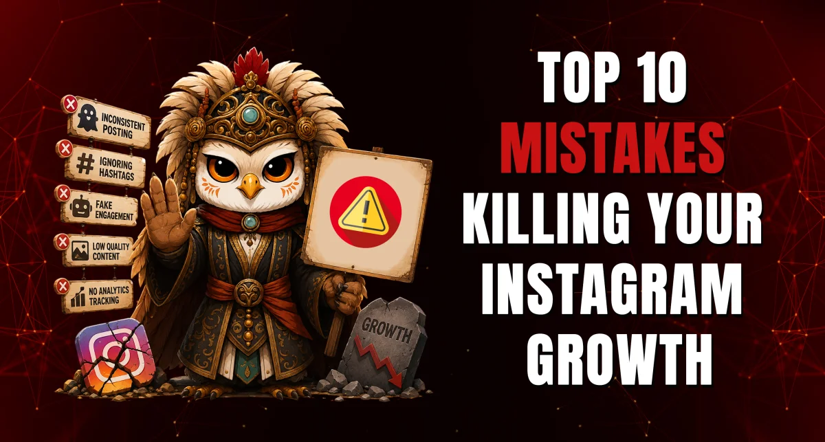 Top 10 Mistakes Killing Your Instagram Growth - and How to Fix Them