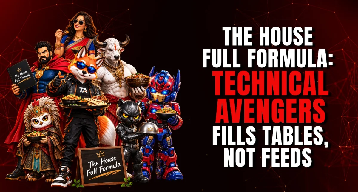 The House Full Formula: How Technical Avengers Fills Tables, Not Just Feeds