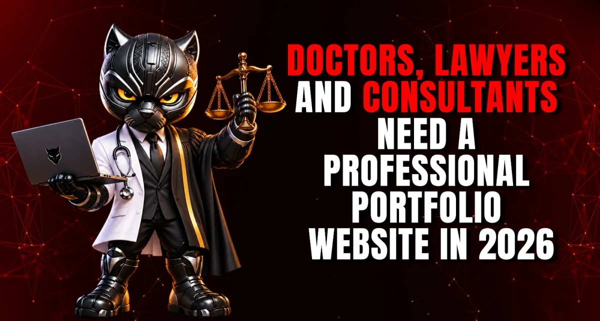 Why Doctors, Lawyers and Consultants Need a Professional Portfolio Website in 2026