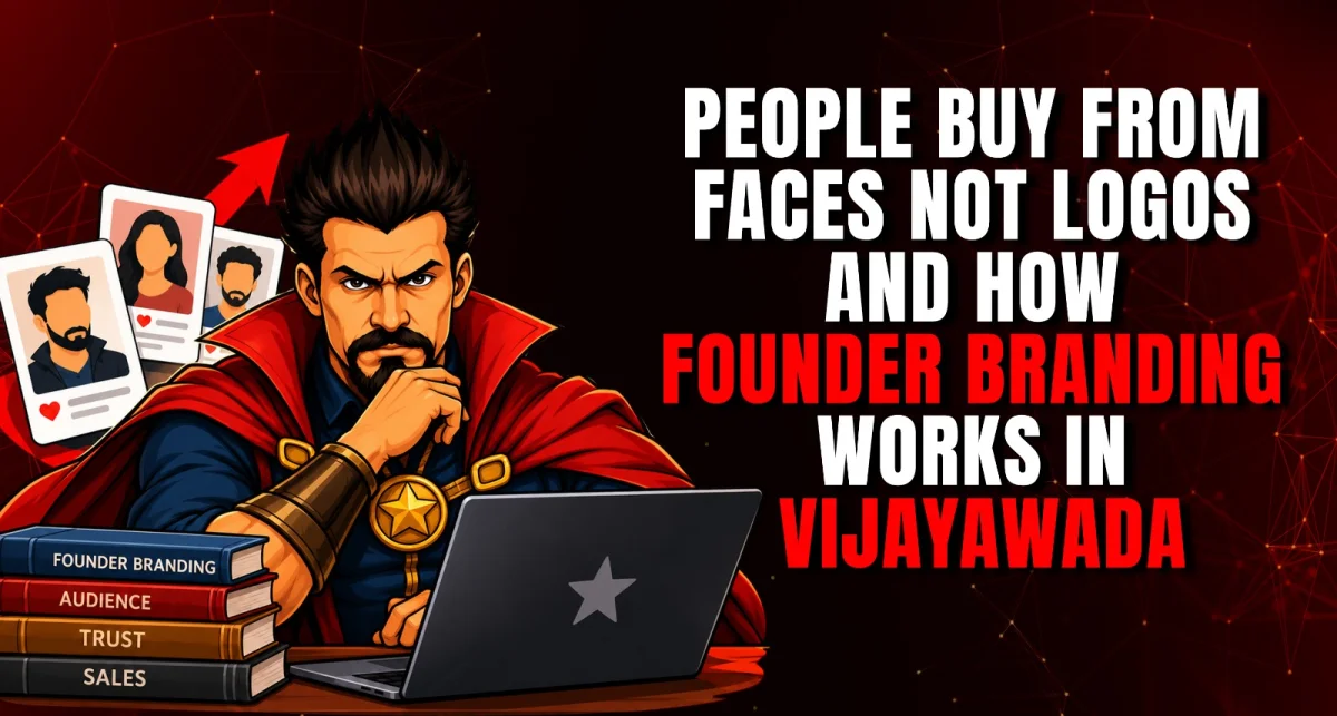 Why People Buy From Faces Not Logos and How Founder Branding Works in Vijayawada