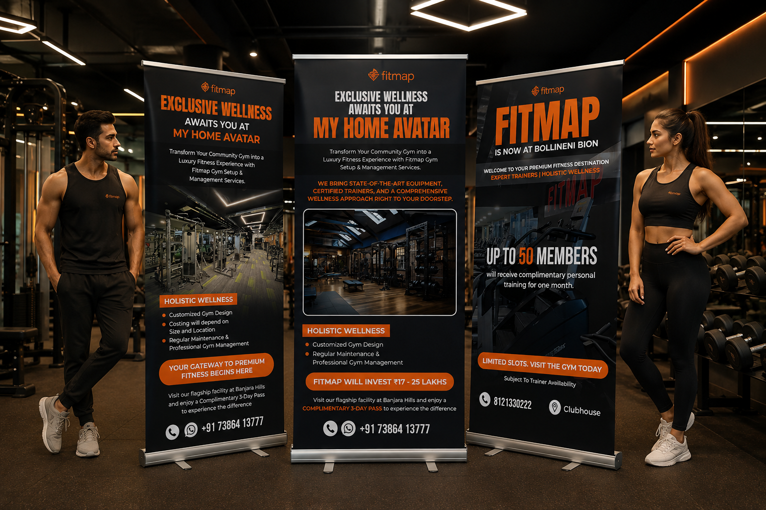 Fitmap Gym campaign post