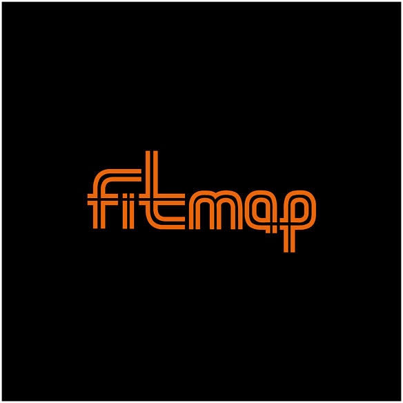 Fitmap Gym logo lockup